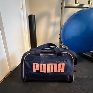 Blue and Pink Puma Duffle Bag!